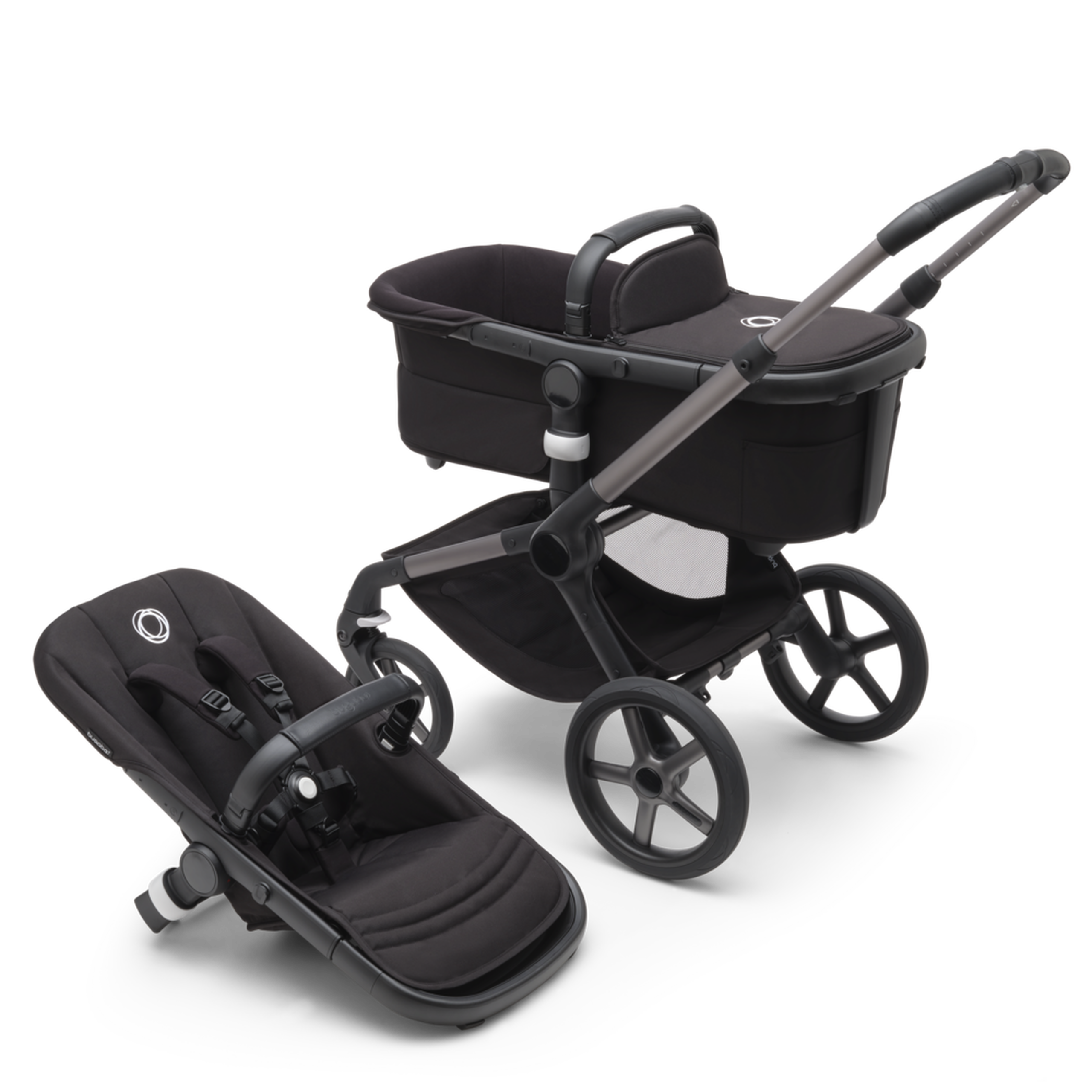 Bugaboo Fox 5 base ASIA GRAPHITE/MIDNIGHT BLACK - Thumbnail Slide 1 of 1