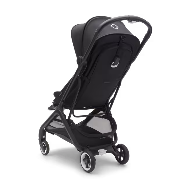 Bugaboo Butterfly travel stroller black base, midnight black fabrics, midnight black sun canopy - Main Image Slide 3 of 13