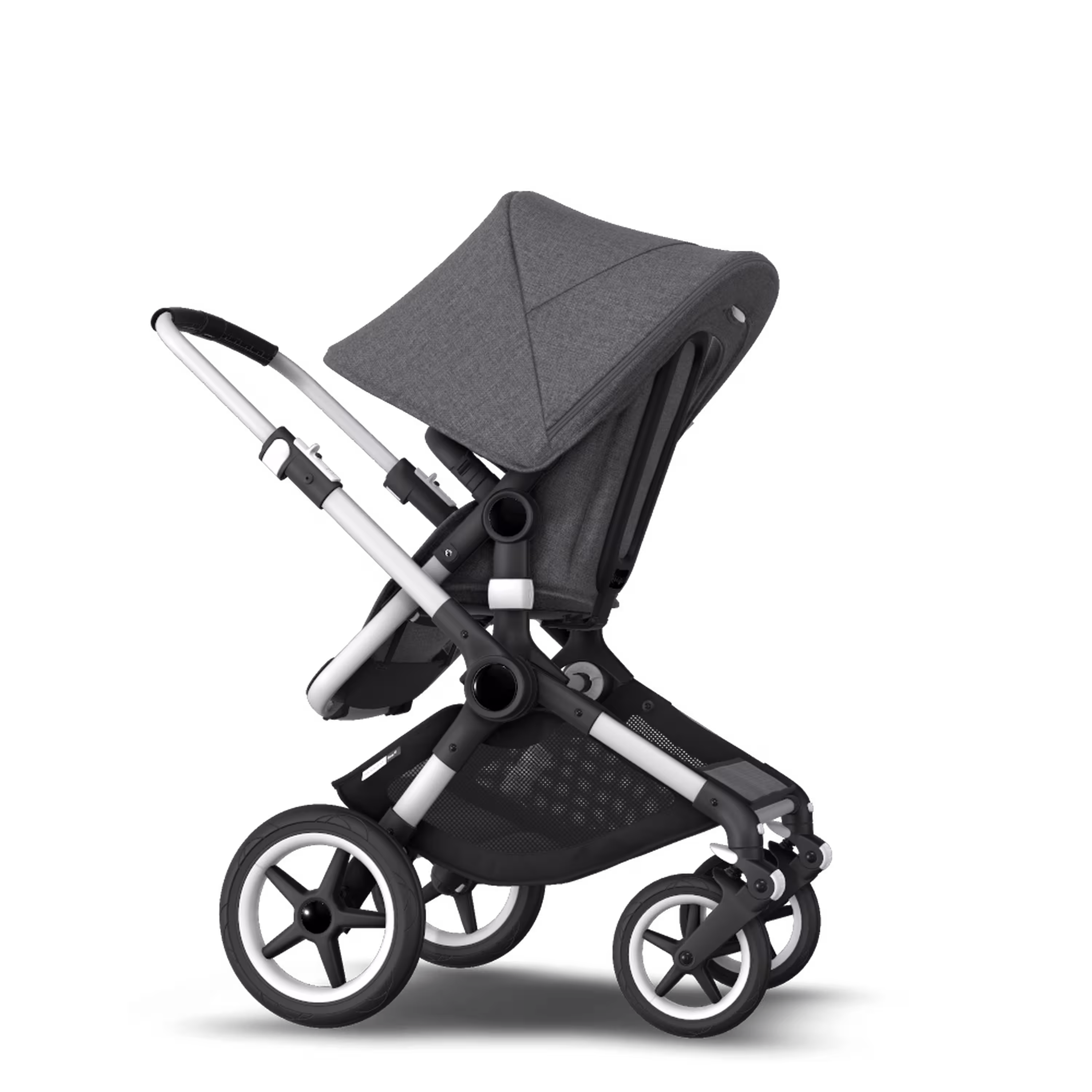 Refurbished Bugaboo Fox2 complete ALU/GREY MELANGE-GREY MELANGE - Main Modal Image Slide 9 of 10