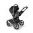 A Bugaboo Fox 5 Noir Limited Edition stroller with a Bugaboo Turtle Air by Nuna car seat. - Thumbnail Slide 14 of 15