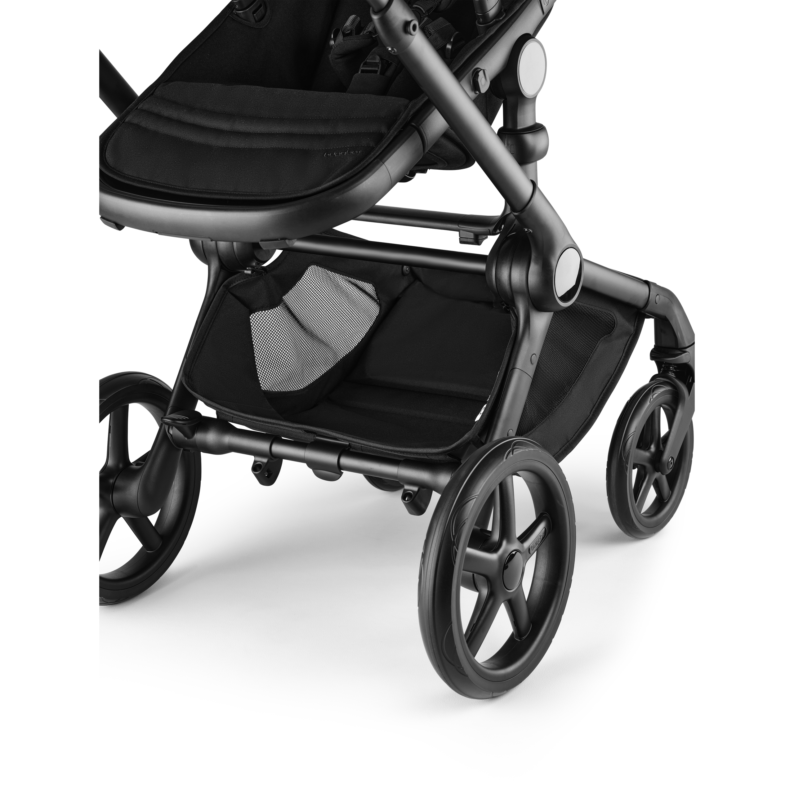 Bugaboo x Konges SlØjd limited edition Fox 5 Renew 2-in-1 stroller black base, heritage black fabrics, dusty pink sun canopy - Thumbnail Slide 5 of 12