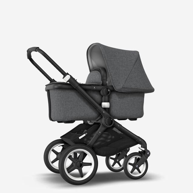 EU - Bugaboo Fox stroller bundle black grey melange - Main Image Slide 6 of 6