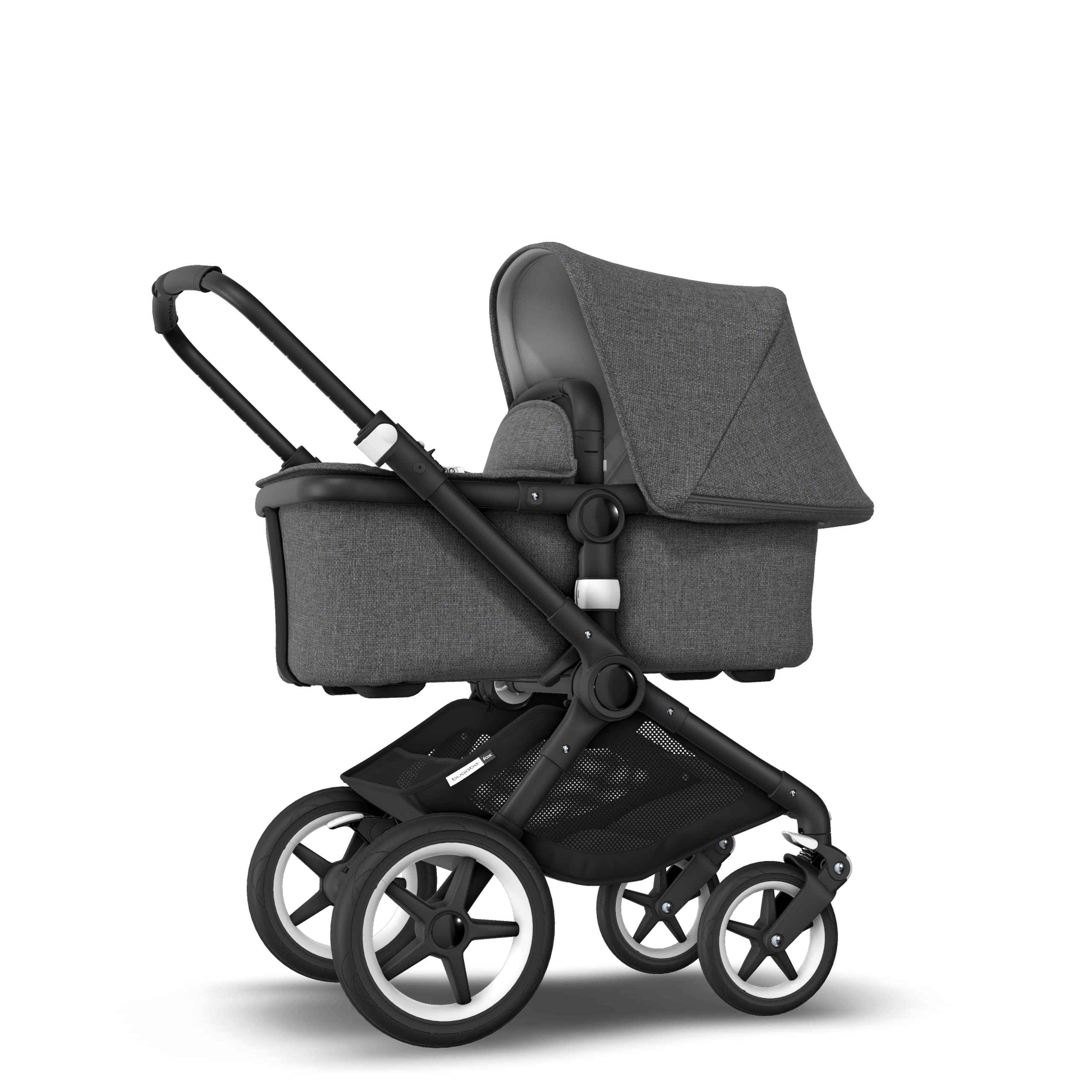 EU - Bugaboo Fox stroller bundle black grey melange - Thumbnail Slide 6 of 6