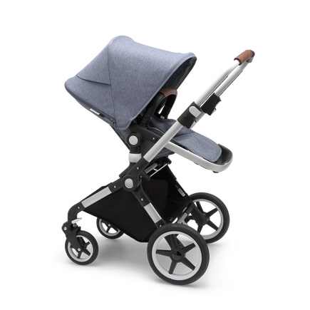 Bugaboo Lynx seat stroller Blue mélange sun canopy, blue mélange