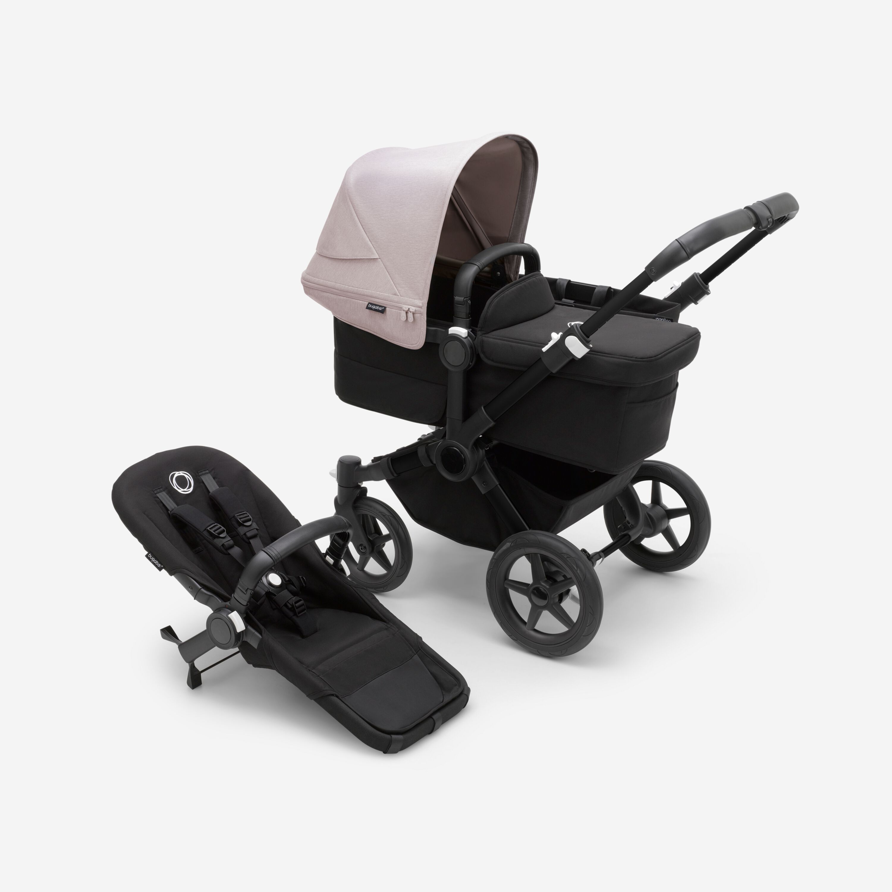 Bugaboo Donkey 5 Mono complete ASIA BLACK/MIDNIGHT BLACK-MISTY WHITE - Main Modal Image Slide 1 of 11