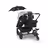 Bugaboo Donkey 5 Duo double stroller graphite base, stormy blue fabrics, stormy blue sun canopy - Thumbnail Slide 11 of 11