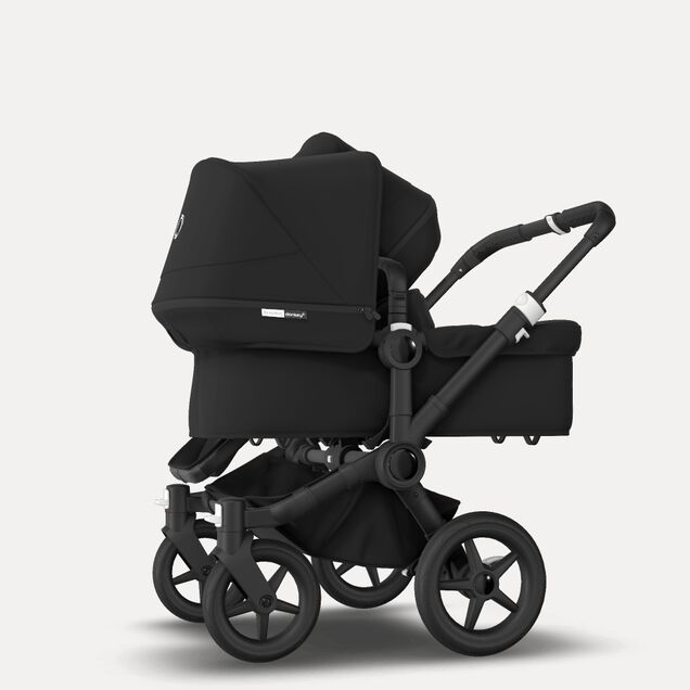 Bugaboo Donkey 3 Duo Black sun canopy, black seat, black chassis - Main Image Slide 4 of 6