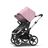 Bugaboo Donkey 3 Twin seat and carrycot pushchair soft pink sun canopy, grey melange fabrics, aluminium base - Thumbnail Slide 6 of 9