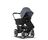 US - D2M stroller bundle, black, black, steel blue - Thumbnail Slide 1 of 4