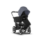 US - D2M stroller bundle, black, black, steel blue - Thumbnail Slide 1 of 4