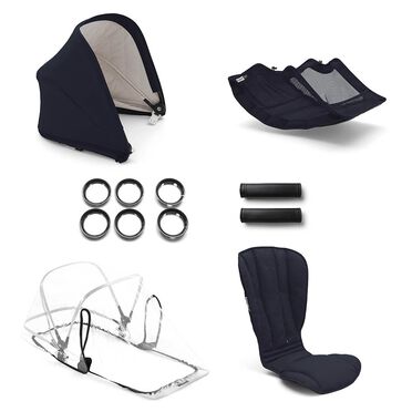 Refurbished Bugaboo Bee5 Classic style set complete DARK NAVY