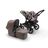 Bugaboo Donkey 3 Mono seat and carrycot pushchair mineral taupe melange sun canopy, mineral taupe melange fabrics, black base - Thumbnail Slide 3 of 7