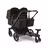 Bugaboo Donkey 6 twin stroller black base, fern green fabrics, fern green sun canopy view 9 - Thumbnail Slide 9 of 9