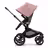 Side view of the Bugaboo Fox 5 seat pushchair with graphite chassis, grey melange fabrics and morning pink sun canopy. - Thumbnail Slide 3 of 13