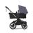 Bugaboo Donkey 5 Mono 2-in-1 stroller graphite base, midnight black fabrics, stormy blue sun canopy - Thumbnail Slide 3 of 12