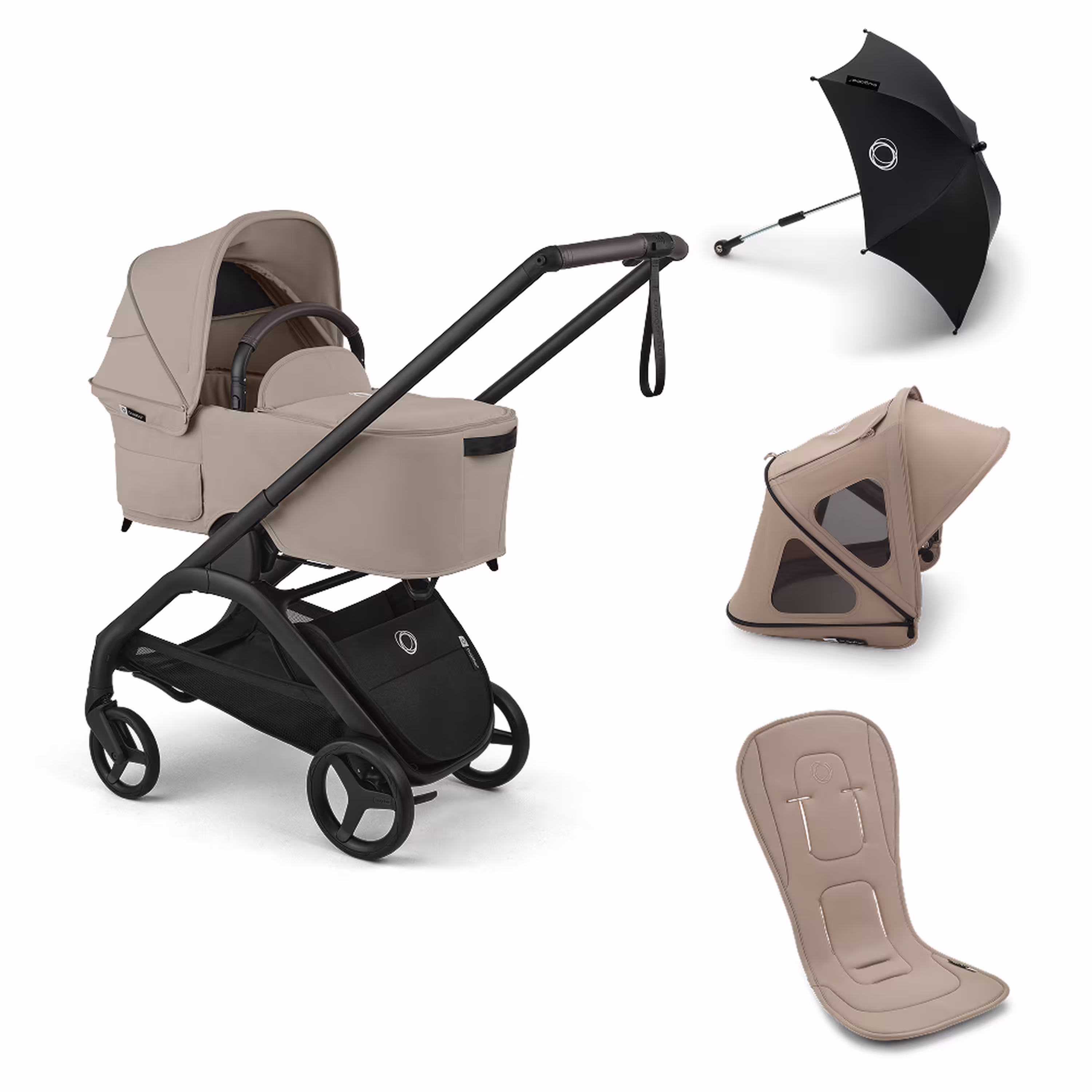 Bugaboo Dragonfly Plus 2-1 Stroller Warm Weather Bundle - Main Modal Image Slide 1 of 5