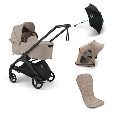 Bugaboo Dragonfly Plus 2-1 Stroller Warm Weather Bundle