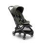 Bugaboo Butterfly seat stroller black base, forest green fabrics, forest green sun canopy - Thumbnail Slide 1 of 15
