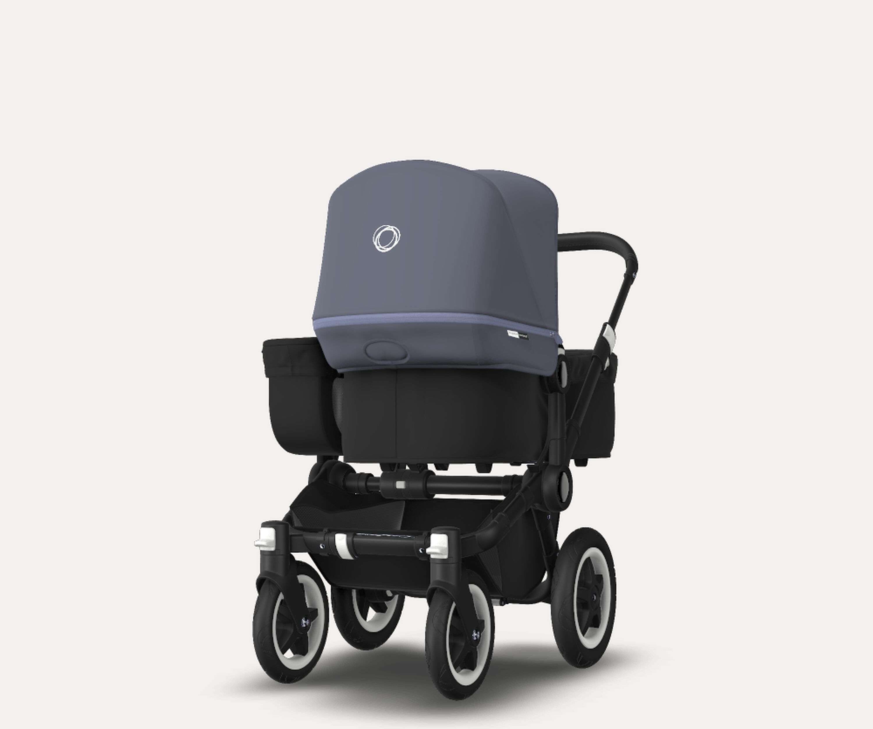 US - D2M stroller bundle, black, black, steel blue - Main Modal Image Slide 3 of 4