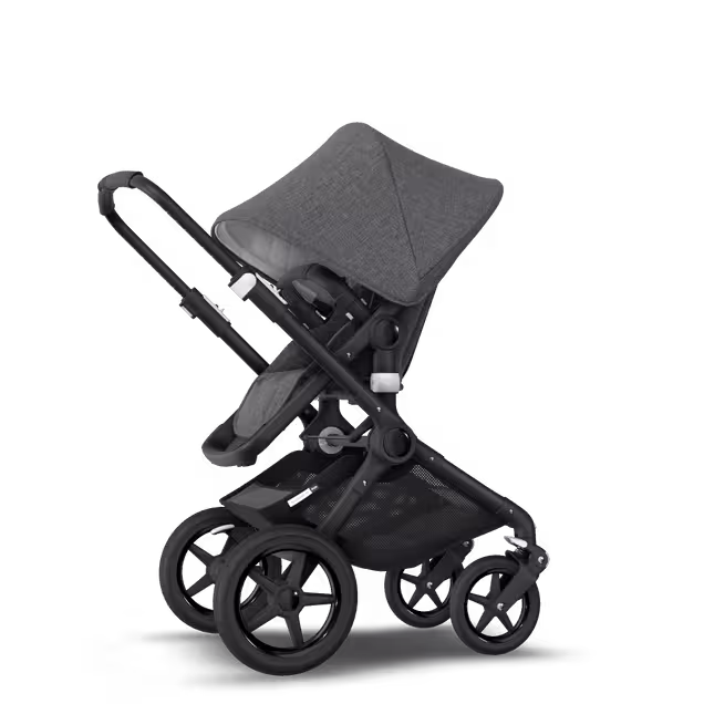 Bugaboo Fox Classic complete BLACK/GREY MELANGE - Main Image Slide 1 of 13