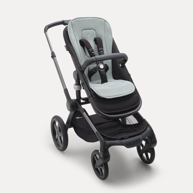 Bugaboo dual comfort seat liner RW fabric NA PINE GREEN - Main Image Slide 2 of 4