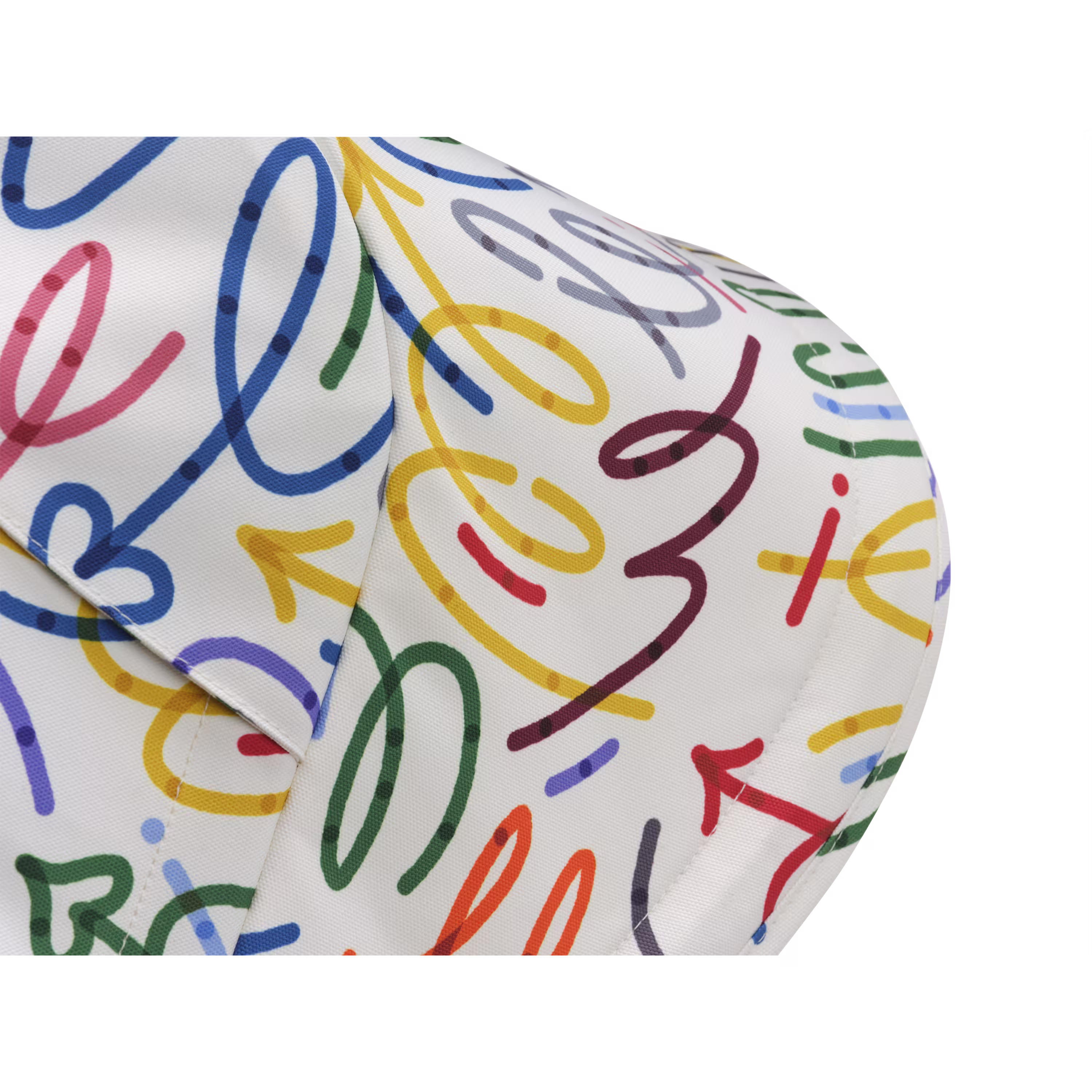 Bugaboo Bee 6 seat stroller black base, grey mélange fabrics, art of discovery white sun canopy - Main Modal Image Slide 3 of 5