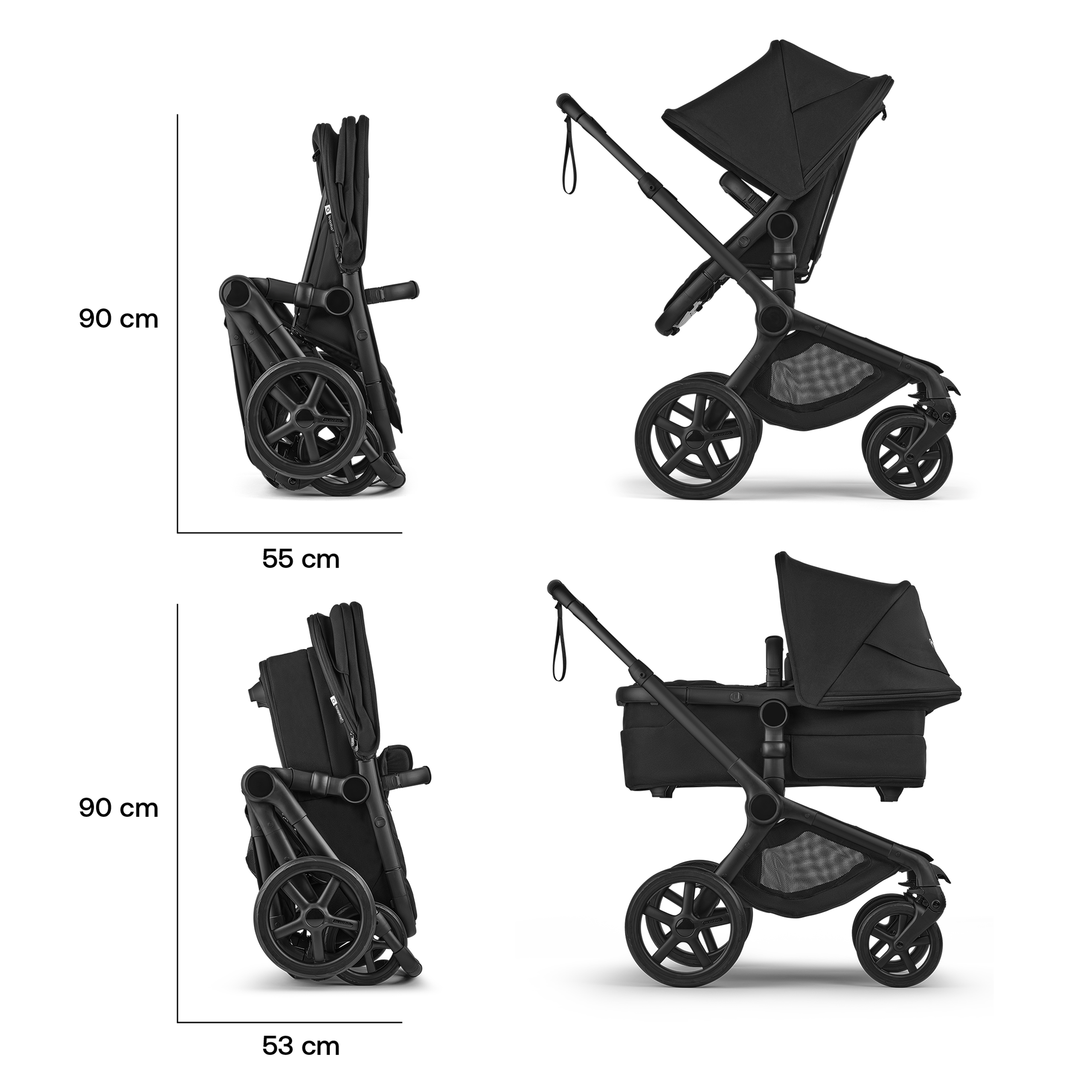 Bugaboo Fox 5 Renew complete BLACK/HERITAGE BLACK-MISTY WHITE - Thumbnail Slide 8 of 11