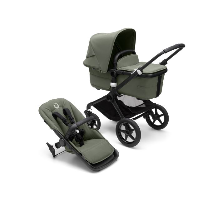 PP Bugaboo Fox 3 complete BLACK/FOREST GREEN-FOREST GREEN