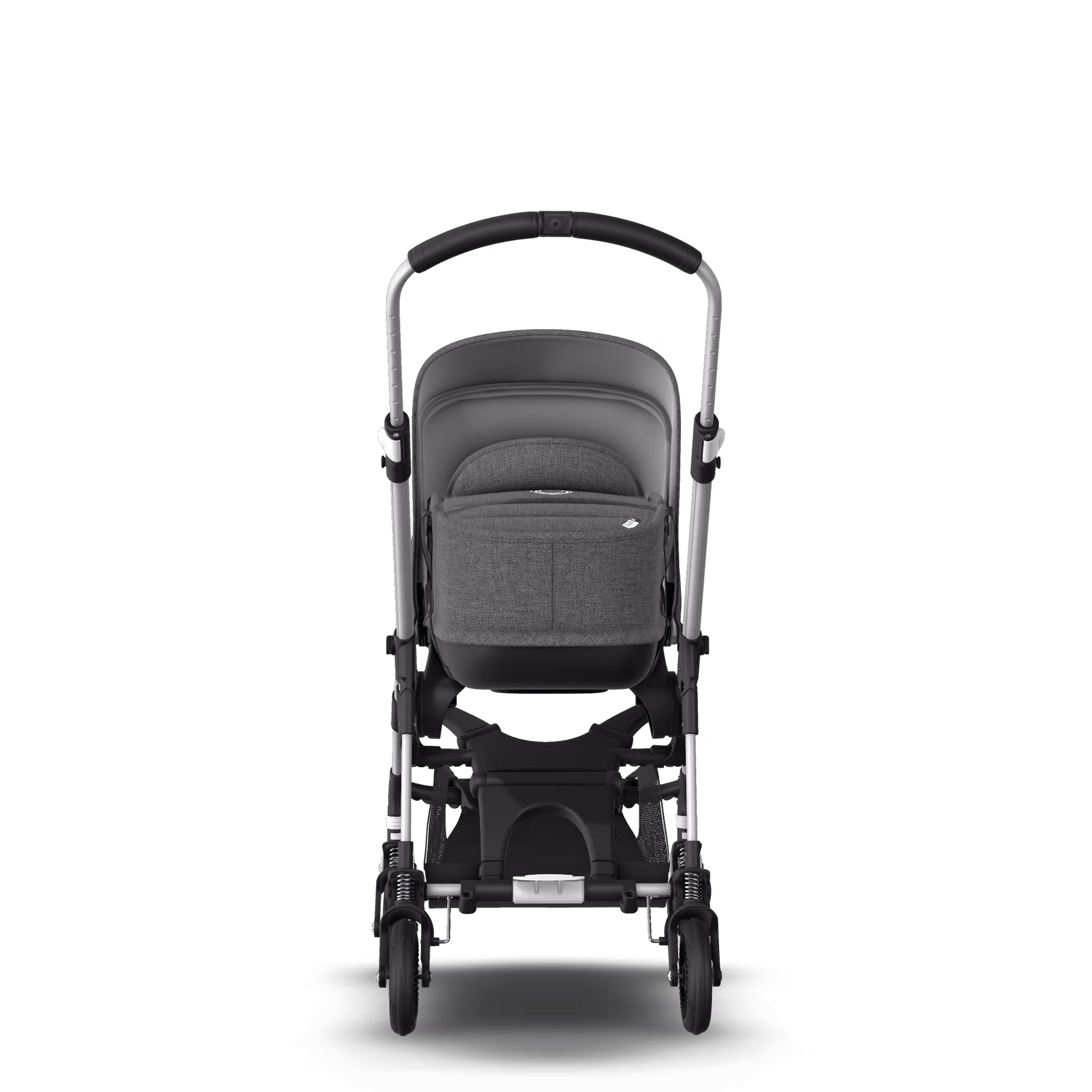 Bugaboo Bee 5 travel system grey melange sun canopy, grey melange fabrics, aluminium base - Main Modal Image Slide 4 of 18