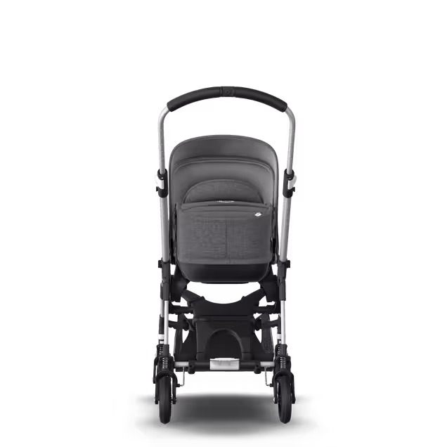 Bugaboo Bee 5 travel system grey melange sun canopy, grey melange fabrics, aluminium base - Main Image Slide 4 of 18