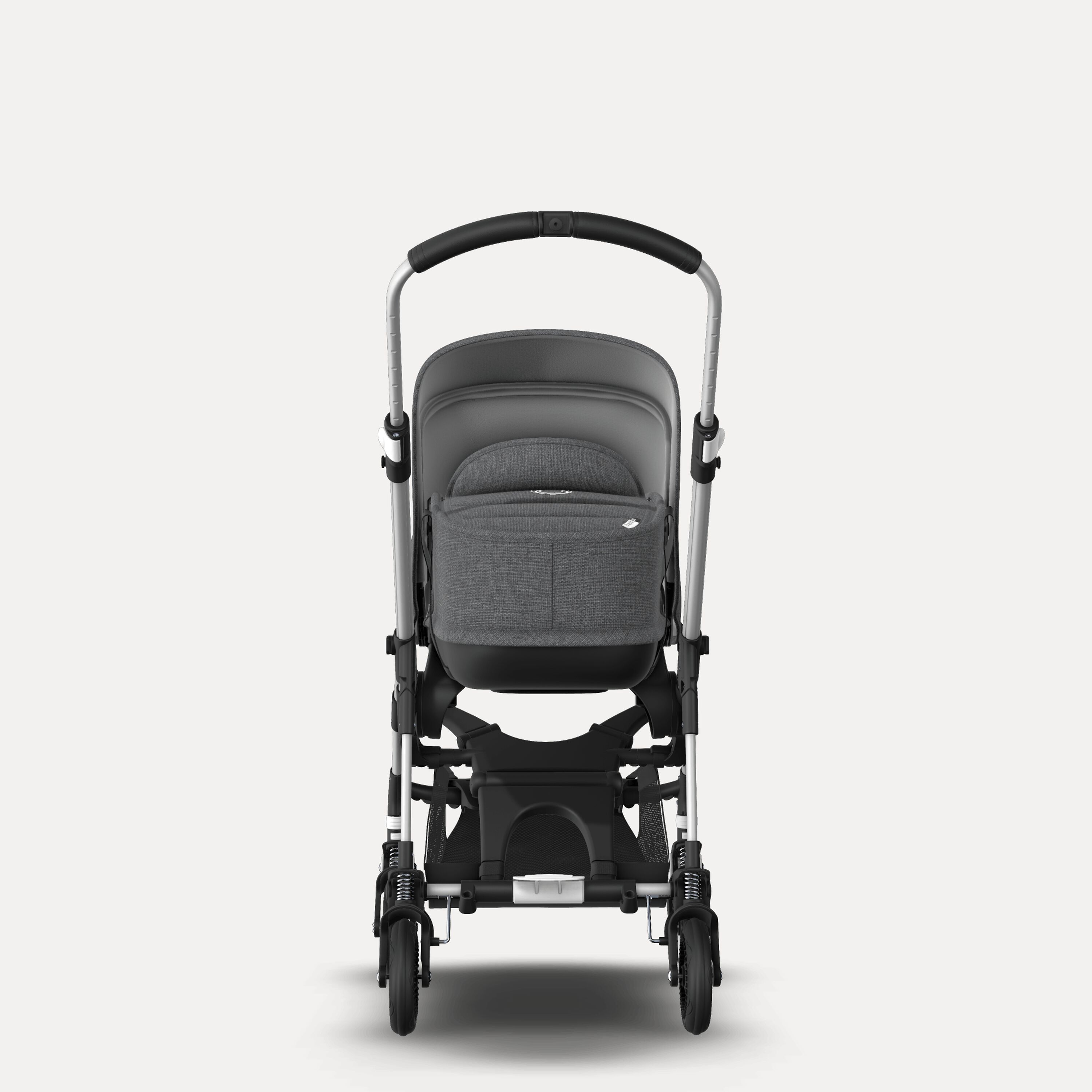 Bugaboo Bee 5 travel system grey melange sun canopy, grey melange fabrics, aluminium base - Main Modal Image Slide 4 of 18