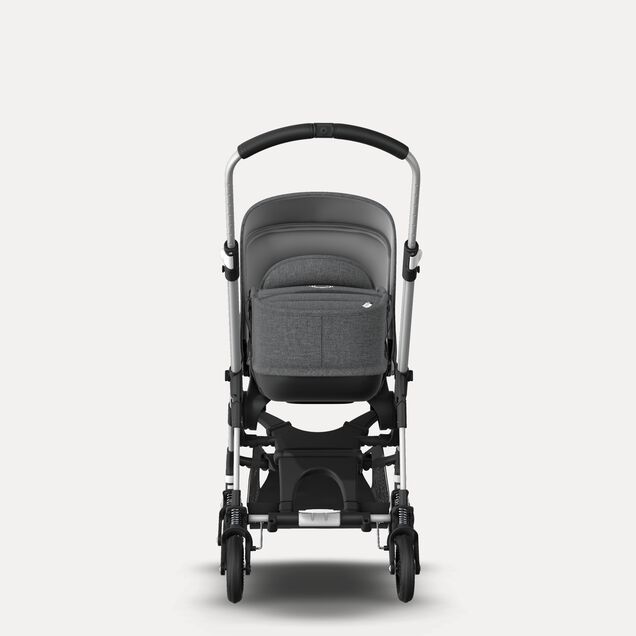 Bugaboo Bee 5 travel system grey melange sun canopy, grey melange fabrics, aluminium base - Main Image Slide 4 of 18