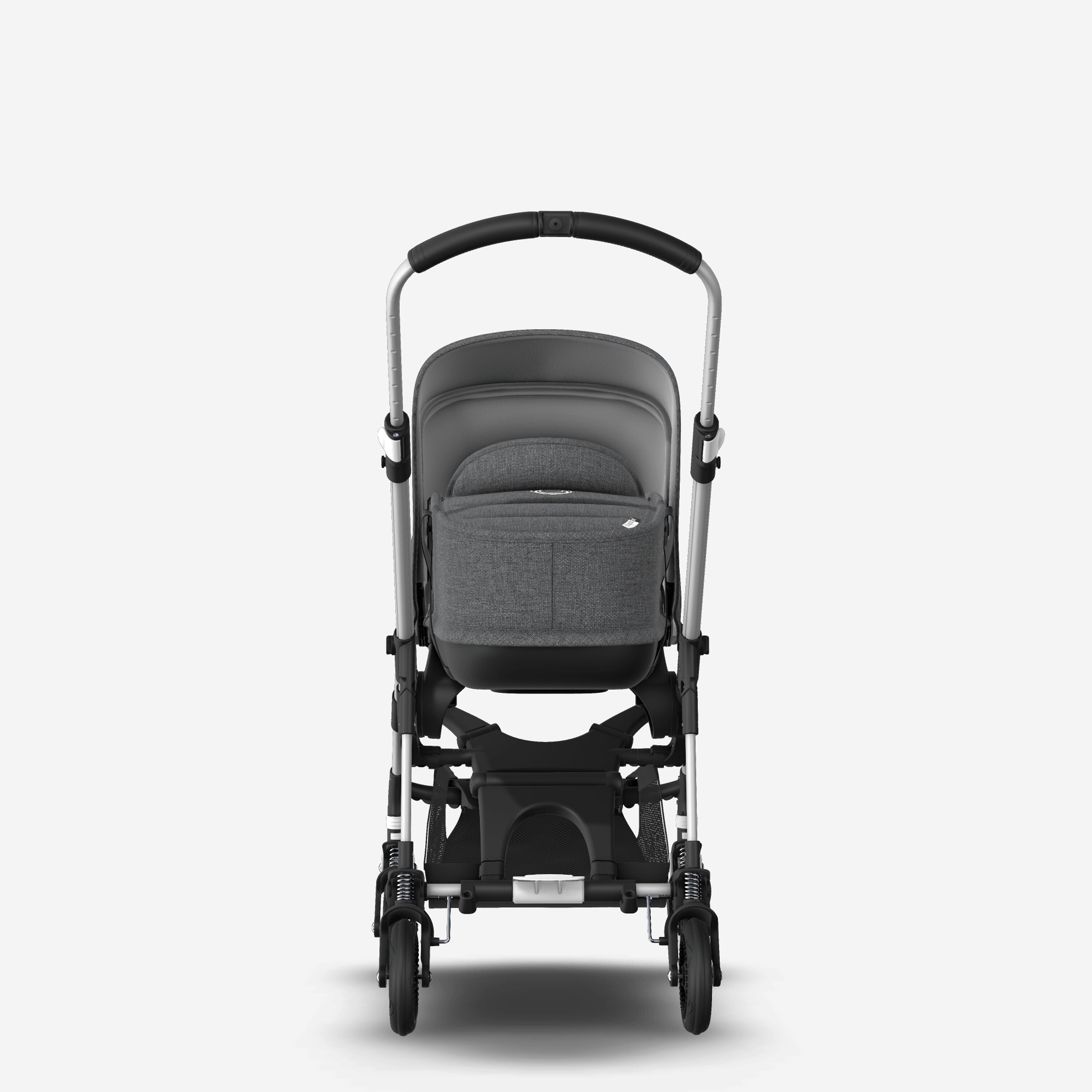 Bugaboo Bee 5 travel system grey melange sun canopy, grey melange fabrics, aluminium base - Main Modal Image Slide 4 of 18