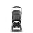 Bugaboo Bee 5 travel system grey melange sun canopy, grey melange fabrics, aluminium base - Thumbnail Slide 4 of 18