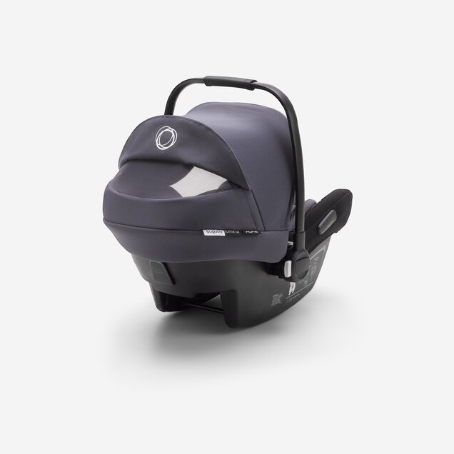 Bugaboo Bee 5 travel system steel blue sun canopy, steel blue fabrics, black base - Main Image Slide 16 of 16