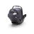 Bugaboo Bee 5 travel system steel blue sun canopy, steel blue fabrics, black base - Thumbnail Slide 16 of 16