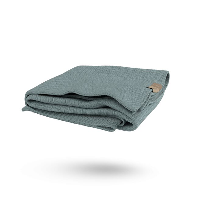 Bugaboo Soft Wool Blanket PETROL BLUE MELANGE - Main Image Slide 3 of 8
