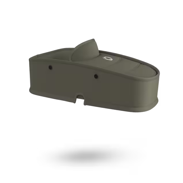 Bugaboo Bee3 carrycot tailored fabric set UK DARK KHAKI - Main Image Slide 1 of 8