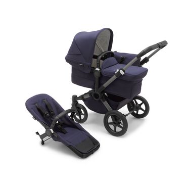 Refurbished Bugaboo Donkey 5 Classic Mono complete UK GRAPHITE/DARK NAVY