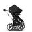 Bugaboo Donkey 3 Twin travel system black sun canopy, black fabrics, aluminium base - Thumbnail Slide 13 of 15