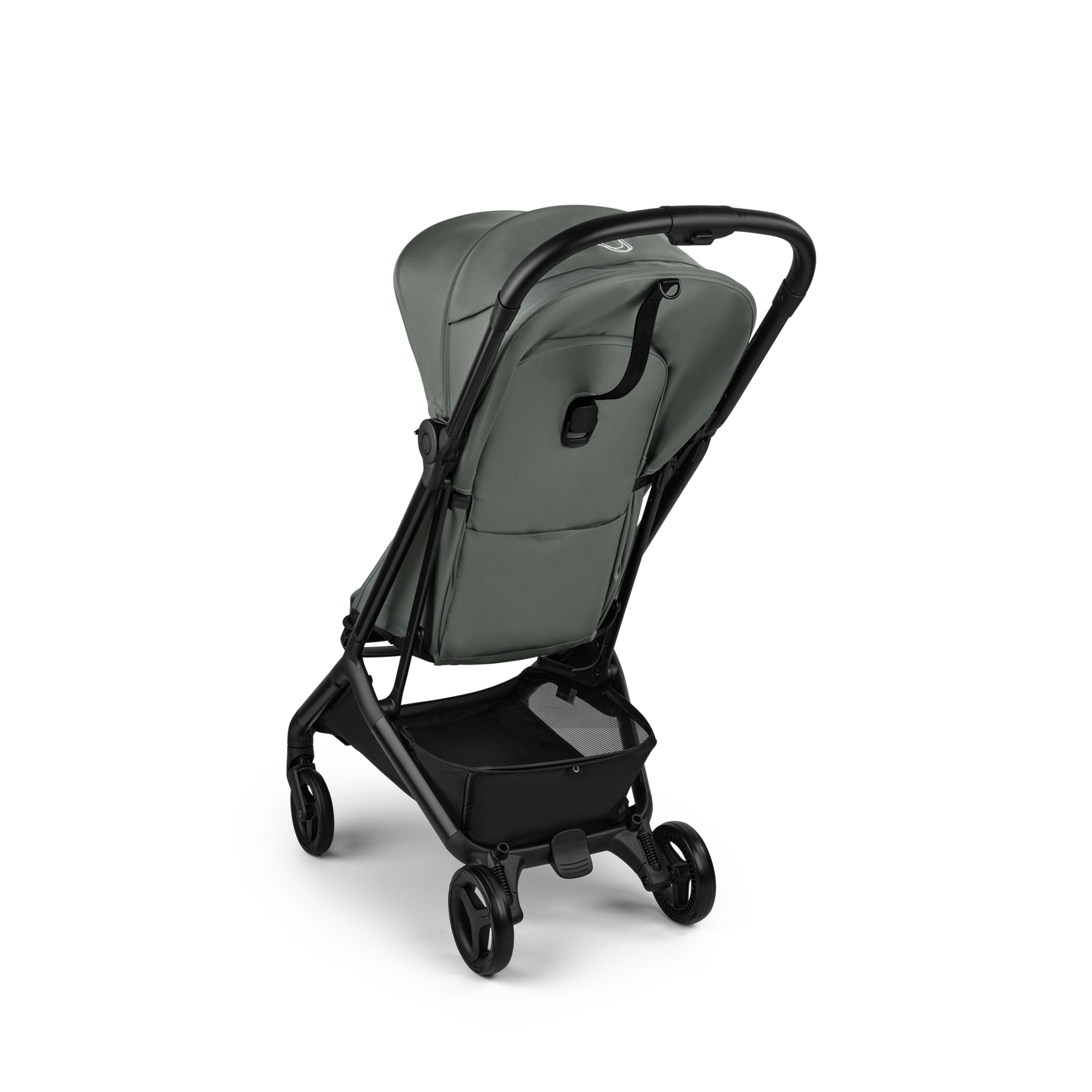Bugaboo Butterfly 2 travel stroller black base, forest green fabrics, forest green sun canopy - Thumbnail Slide 3 of 9