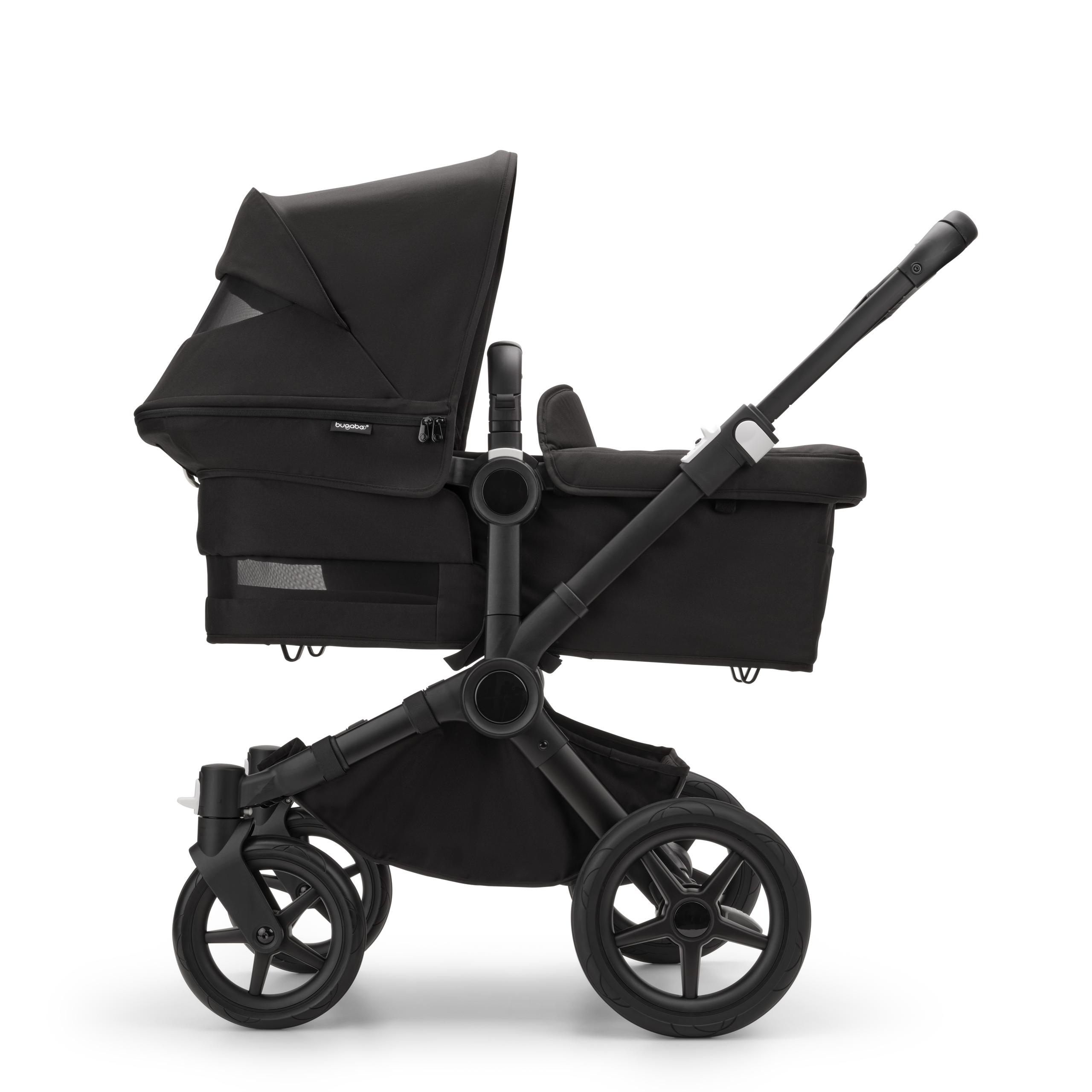 Refurbished Bugaboo Donkey 5 Mono complete UK GRAPHITE/GREY MÉLANGE-GREY MÉLANGE - Thumbnail Slide 5 of 9