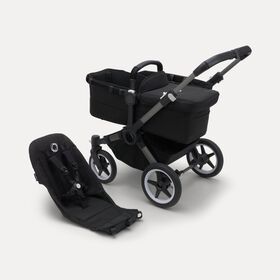 Refurbished Bugaboo Donkey 5 base RW fabric US GRAPHITE/MIDNIGHT BLACK