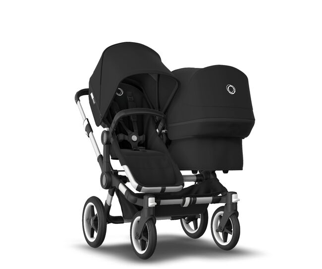 US - Bugaboo D3D stroller bundle aluminum black black - Main Image Slide 1 of 3