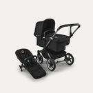 Refurbished Bugaboo Donkey 5 Mono complete GRAPHITE/MIDNIGHT BLACK-MIDNIGHT BLACK