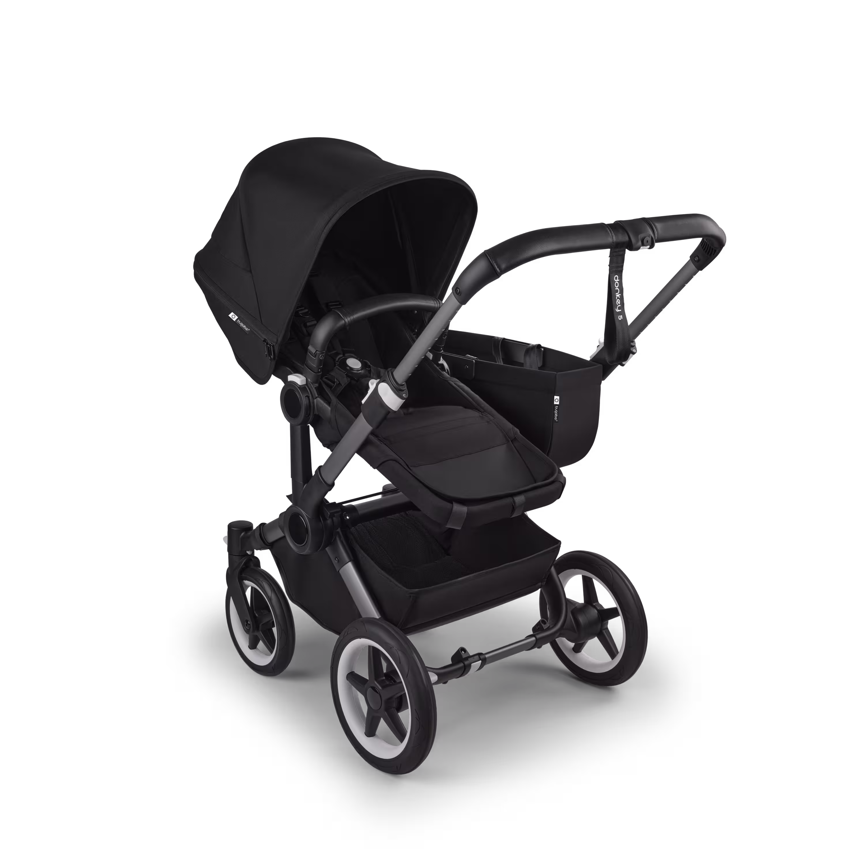Refurbished Bugaboo Donkey 5 Mono complete GRAPHITE/MIDNIGHT BLACK-MIDNIGHT BLACK - Main Modal Image Slide 2 van 3