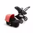 Refurbished Bugaboo Fox 3 complete BLACK/MIDNIGHT BLACK-SUNRISE RED - Thumbnail Slide 2 of 7
