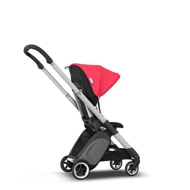 Bugaboo Ant seat stroller neon red sun canopy, black fabrics, aluminium base - Main Image Slide 6 of 6