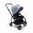 Bugaboo Bee 6 seat stroller vapor blue sun canopy, black fabrics, black base - Thumbnail Slide 1 of 2