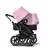 Bugaboo Donkey 3 Duo seat and bassinet stroller soft pink sun canopy, black fabrics, black base - Thumbnail Slide 4 of 5